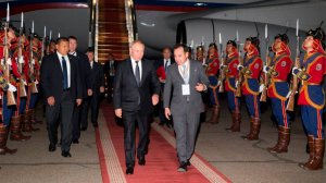 Владимир Путин прибыл в Монголию с официальным визитом