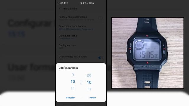 ⌚️ CAMBIAR HORA AMAZFIT NEO смотреть онлайн