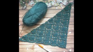 МК номер 58.Узор для шали крючком