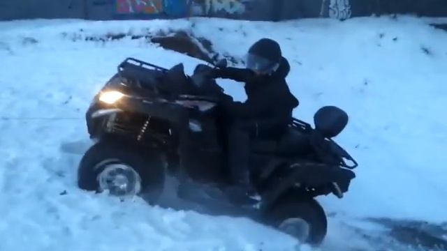 Тест лебедки CFMOTO X8