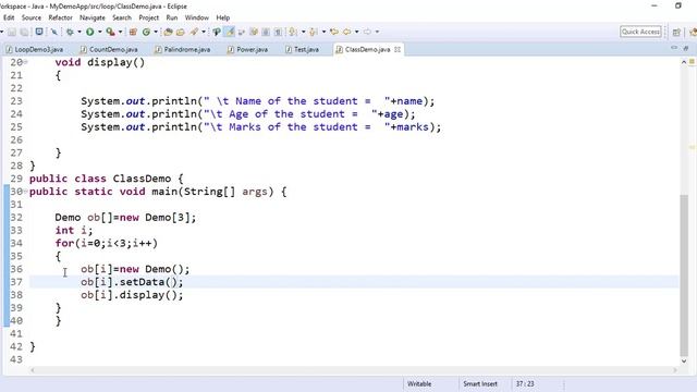 Array of Objects and Properties of OOPs in Hindi | Unanth Learnings смотреть онлайн