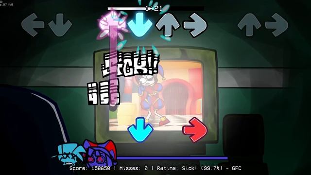 Friday NIght Funkin|vs Pomni - Virtual Insanity|FC #digitalcircus #circus #fnf #pomni