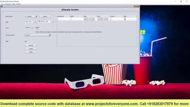 Movie Ticket Booking System in Java with Source Code 2020 | Cinema Booking System in Java смотреть онлайн