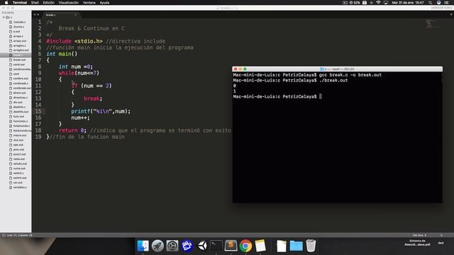15.- Curso Básico de C - Break & Continue смотреть онлайн