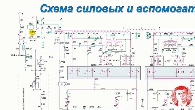 Цепи высшего напряжения на ВЛ80р смотреть онлайн