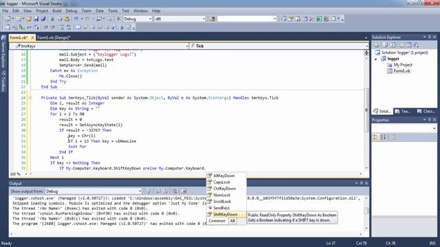 How To Create An Email Sending Keylogger | Visual Basic 2010 | Gaming Beast смотреть онлайн
