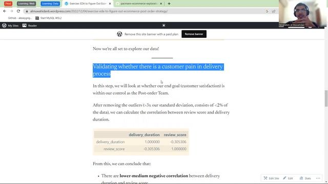 Data Wrangling and SQL Pacmann - Ecommerce Post-order Analysis смотреть онлайн