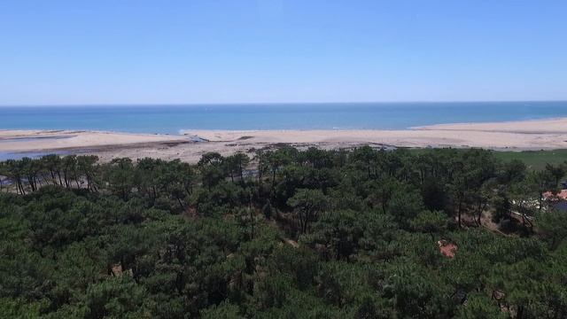 La Faute sur Mer - casse de la belle Henriette vue sur la réserve et l'océan смотреть онлайн