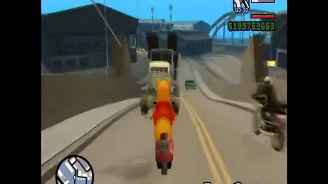 Винни Пух в GTA San Andreas смотреть онлайн