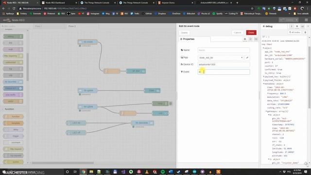 Node-RED i wtyczka TTN смотреть онлайн