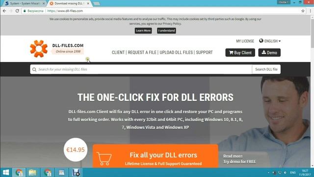 How to fix error The program can't start because DLL file is missing смотреть онлайн