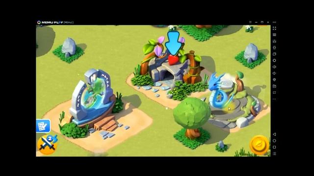 Эмулятор Андроида MEMU и игра Легенды дракономании. смотреть онлайн
