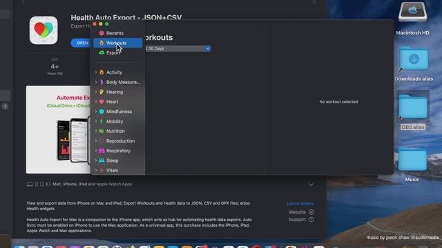 Health Auto Export JSON+CSV App [MAC] Basic Overview - Mac App Store смотреть онлайн
