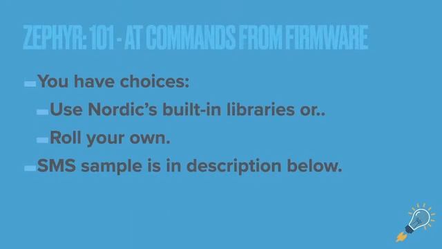 Zephyr 101 - nRF9160 AT Commands + Easy GPS смотреть онлайн