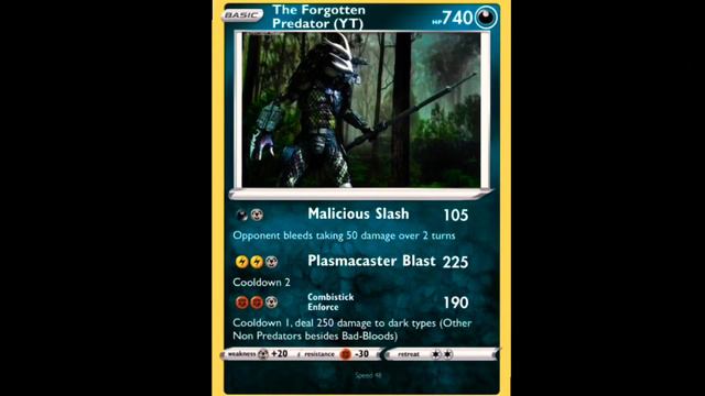 Enforcer Predator (The Forgotten Predator YouTube) PokéArt Card смотреть онлайн