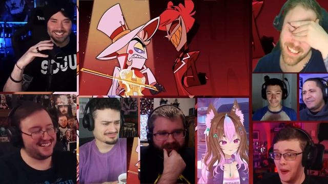 Hell's Greatest Dad | Hazbin Hotel Episode 5 REACTION MASHUP смотреть онлайн