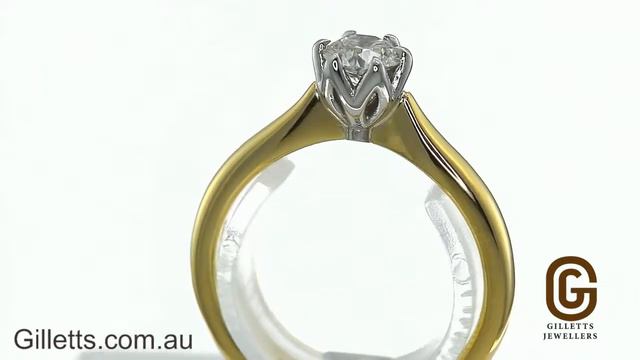 Autumn .42ct F colour diamond engagement ring смотреть онлайн