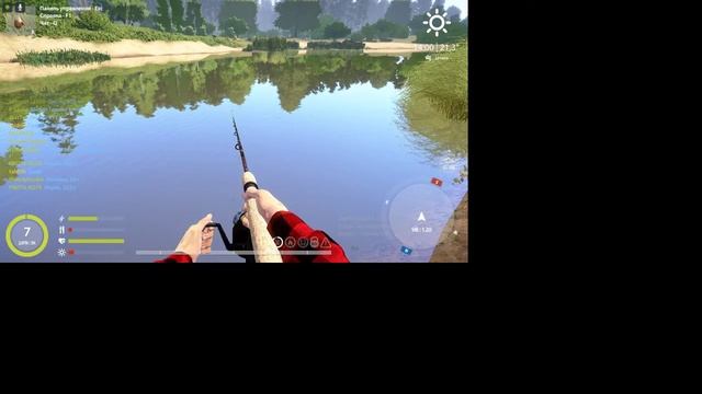 Russian Fishing 4 , спиннинговая ловля на реке Вьюнок. смотреть онлайн