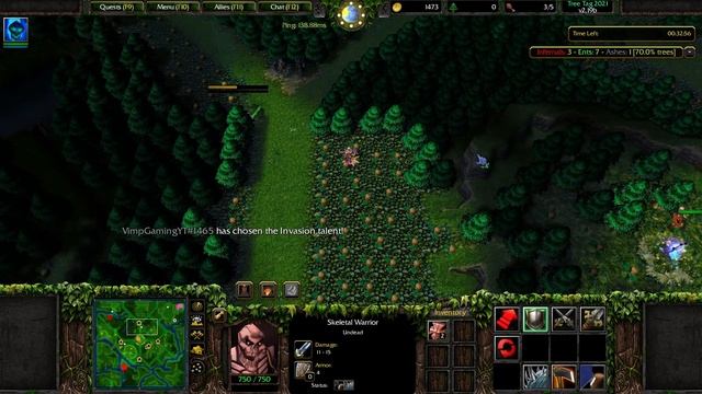 Tree Tag in Warcraft 3 | BURNING ALL TREES AS INFERNALS смотреть онлайн