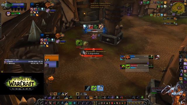 [WoW] Legion Patch 7.3.2 Affliction Warlock Arena 2v2 Pvp #30 смотреть онлайн