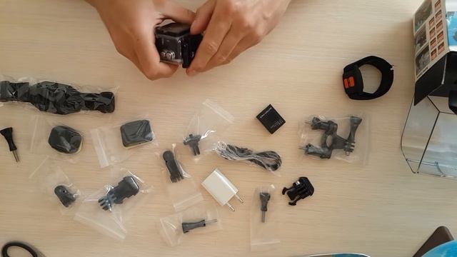 Получение и распаковка экшн камеры AT300+ смотреть онлайн