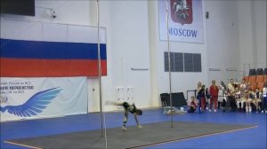 Красивое выступление на пилоне