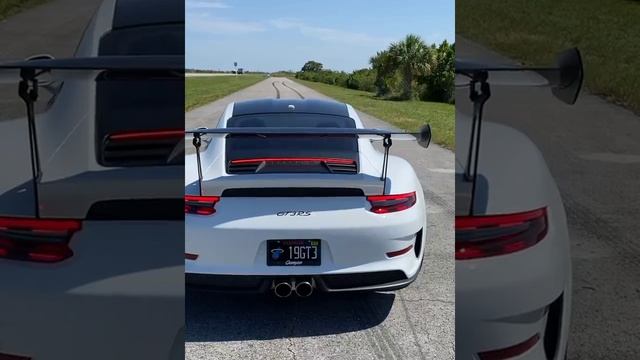 Управление выхлопом GT3RS Akrapovic и обороты