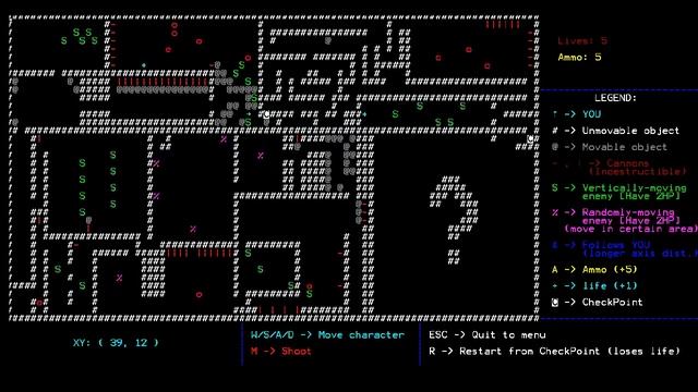 C++ console game смотреть онлайн