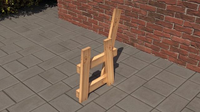 Садовая скамейка своими руками