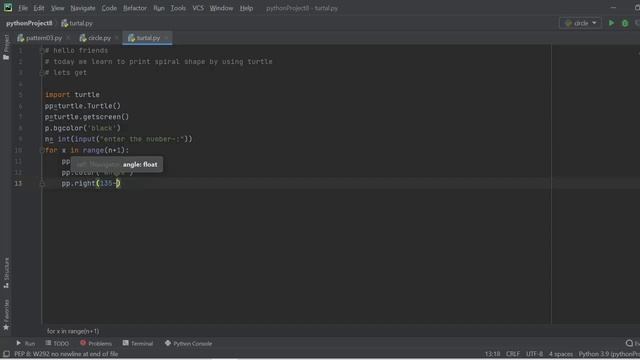 Complex Spiral Pattern by using Turtle | Python Spiral Pattern #01 || Use of Turtle to make Graphic смотреть онлайн