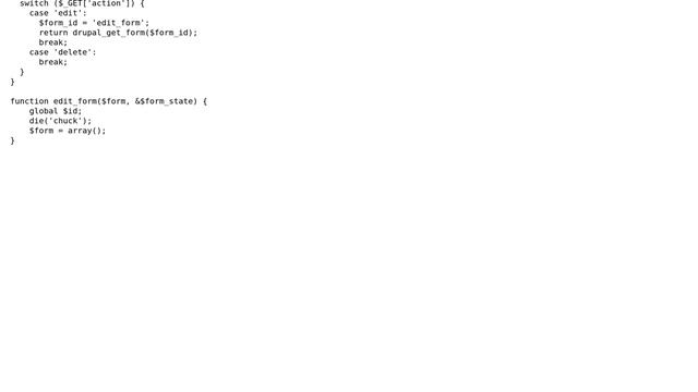 Drupal: How to use drupal_get_form outside of a menu? смотреть онлайн