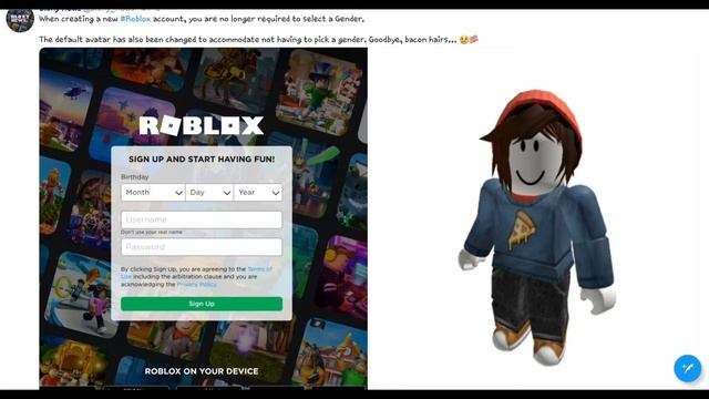 Роблокс удалил Bacon hair !!! смотреть онлайн