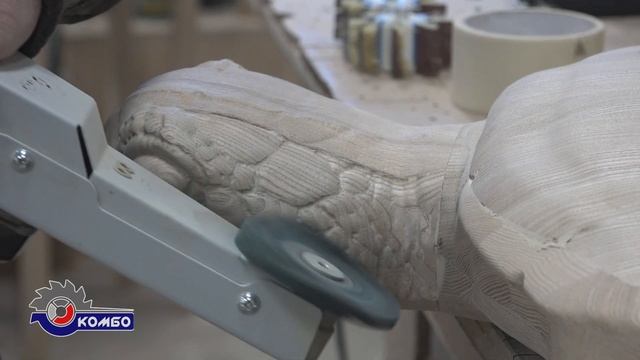 Шлифование дерева полимерными абразивными кругами Scotch Brite Bristle смотреть онлайн