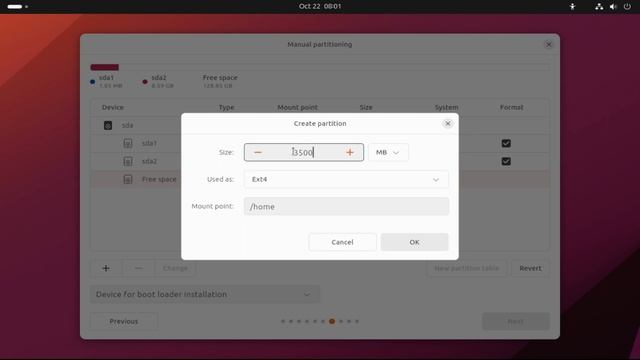How to Install Ubuntu 23.10 Mantic Minotaur with Manual Partitions | Ubuntu 23.10 Installation Guid смотреть онлайн