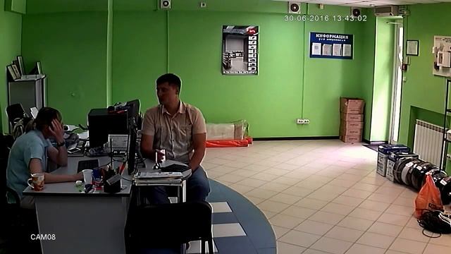 Пример видео с ahd камеры 1Мп в помещении. смотреть онлайн