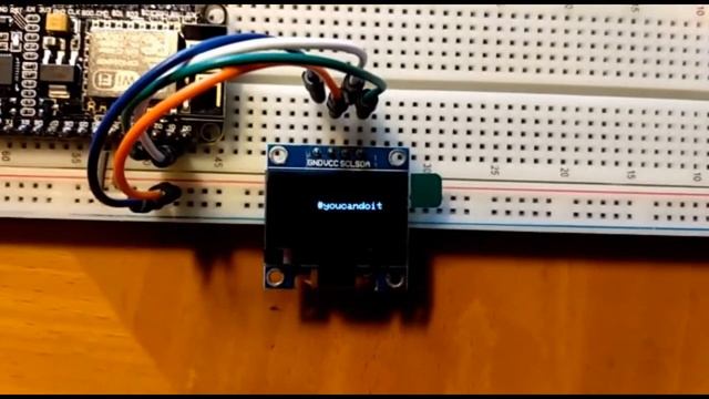 ESP8266 NodeMCU - Controling Adafruit SSD1306 OLED Display смотреть онлайн