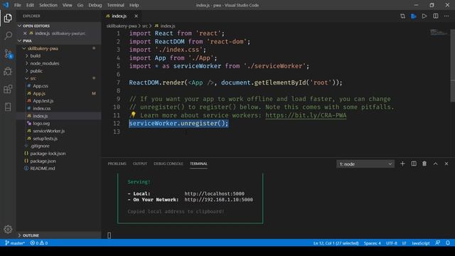 React - Learn how to create a Progressive Web App - Using ServiceWorker смотреть онлайн