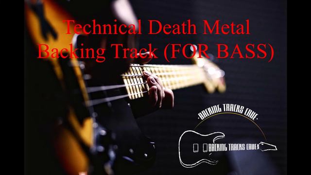 BASS BACKING TRACK Technical Death Metal in G harmonic minor **BACKING TRACKS CAVE** смотреть онлайн