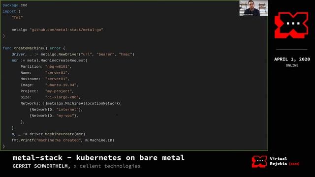 metal-stack - kubernetes on bare metal - Gerrit Schwerthelm, x-cellent technologies смотреть онлайн