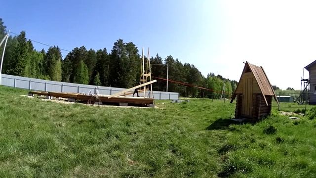 A-FRAME дом своими руками в Томске часть 1 смотреть онлайн