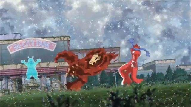 Gammamon evolves to WezenGammamon, Betelgammamon, and KausGammamon | Digimon Ghost Game - episode 2 смотреть онлайн