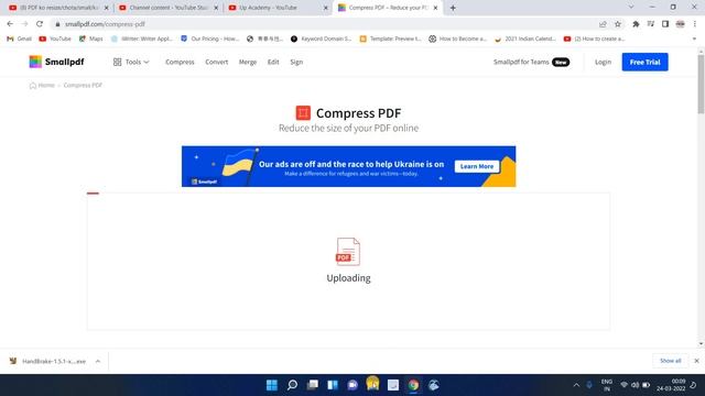 How to reduce pdf size | pdf ka size kaise kam kare смотреть онлайн
