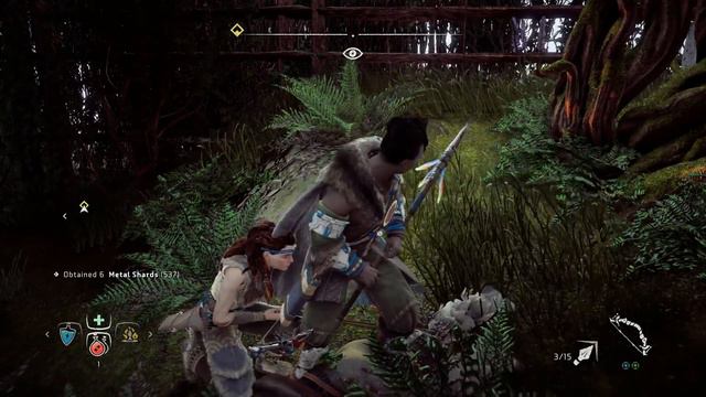 Horizon Zero Dawn - Revenge of the Nora: Follow Varl, Enter Metal Ring, View of Blaze, Plan Cutscen смотреть онлайн