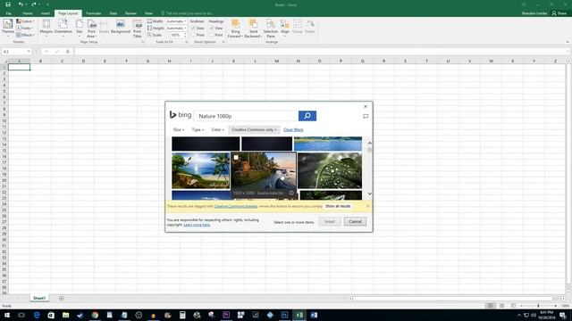 Excel 2016 : How to Add a Background Picture to a Spreadsheet смотреть онлайн