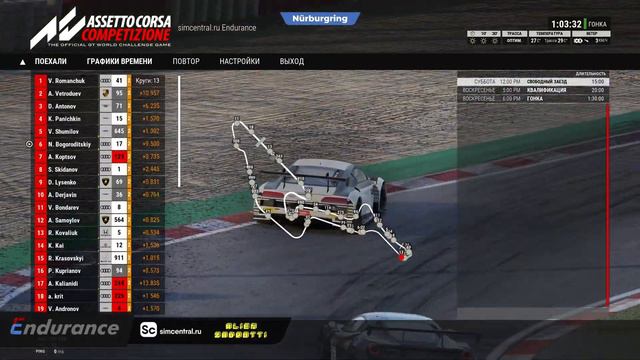 Последняя немецкая гонка | GT3 Nurnburgring