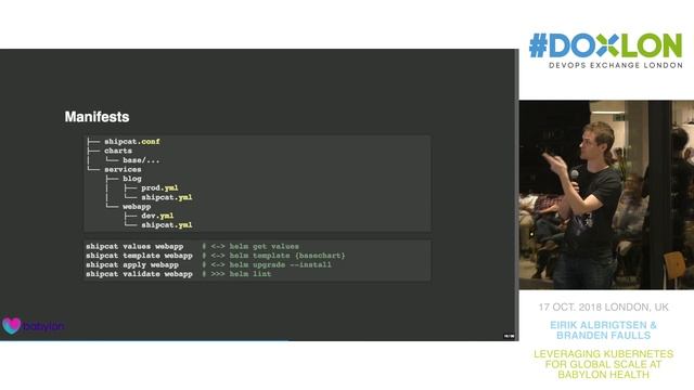 Eirik Albrigtsen & Branden Faulls @ Babylon Health - Leveraging Kubernetes for global scale смотреть онлайн
