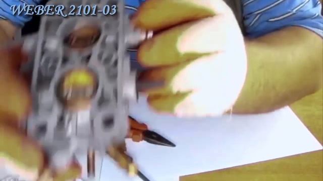 Карбюратор WEBER Вебер 2101-03 устройство холостого хода. смотреть онлайн