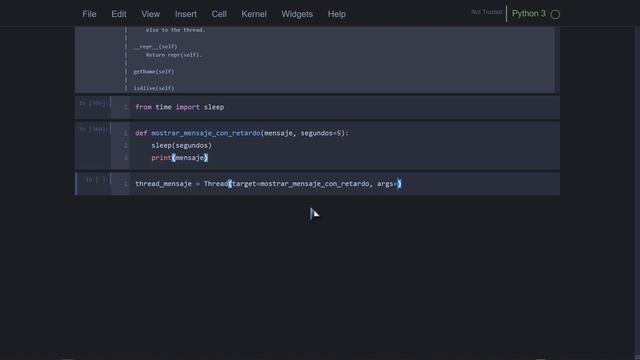 Pandas Taller: 226 Demostración Básica de la Clase Thread para Ejecutar una Función en Segundo Plan смотреть онлайн