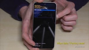 Samsung Galaxy S23 FE: How to make a factory data reset (hardreset) with the buttons?