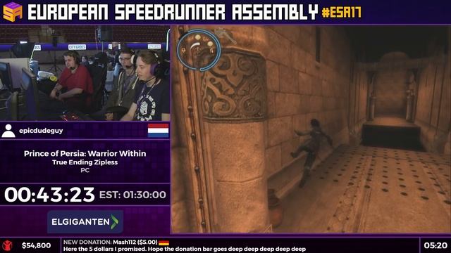 #ESA17 Speedruns - Prince of Persia: Warrior Within [True Ending Zipless] by epicdudeguy смотреть онлайн